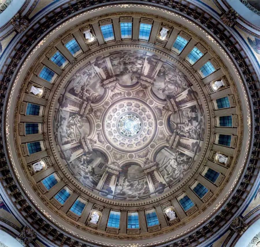 St Pauls Cathedral Building London lighting dome