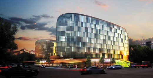 Almaty Sofitel Hotel Kazakhstan building design