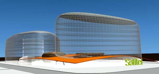 Almaty Sofitel Hotel Kazakhstan building design by Aedas architects