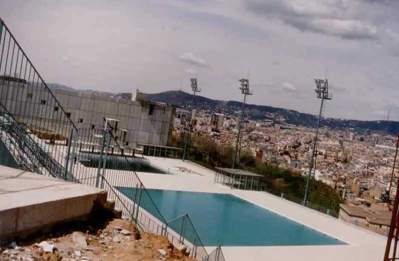 Olympic Diving Pools Montjuic by Antoni de Moragas Architect
