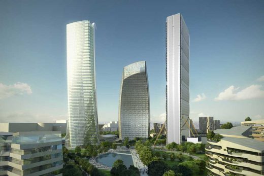 CityLife Milan building design by Arata Isozaki Architect
