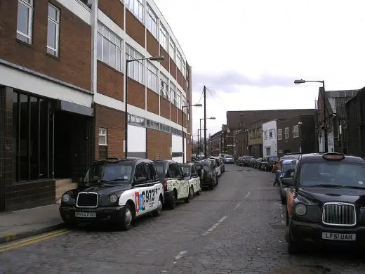 Vyner Street, location of Block Architecture studio