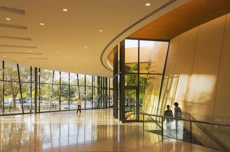 Bing Concert Hall building Stanford Campus interior