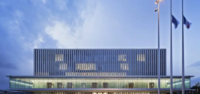 New Law Courts of Caen Building