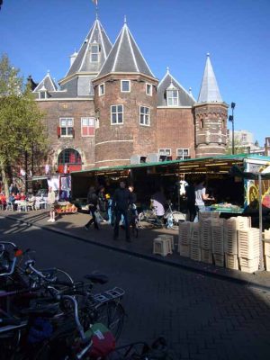 Cafe in de Waag Amsterdam