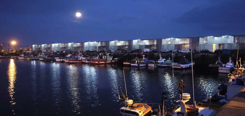 Fishermen Warehouses Cangas Building, Spain
