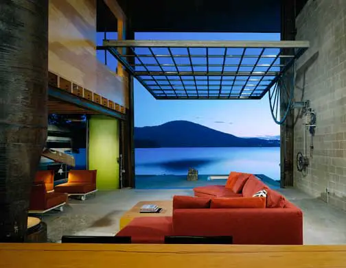 Chicken Point cabin design by Tom Kundig Architect