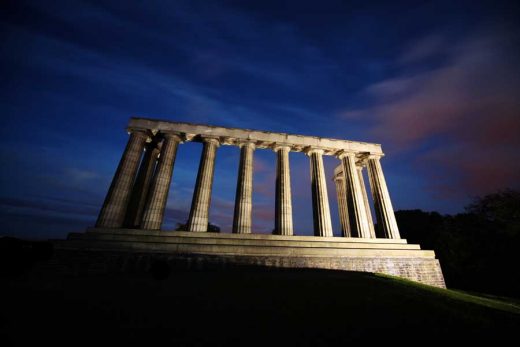 National Monument Edinburgh design by CR Cockerell Architect