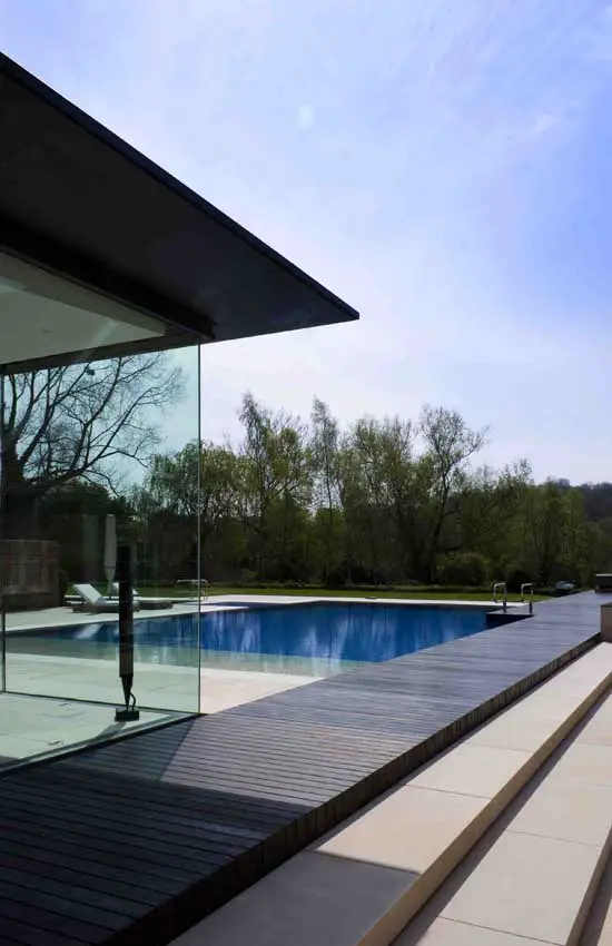 Hampshire Poolhouse design by Dan Brill Architects