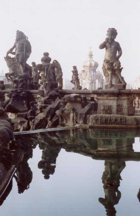 The Zwinger Palace Dresden sculptures