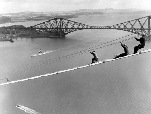 Forth Bridge Construction Scotland