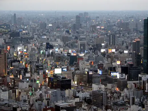 Ginza Tokyo city where Yuko Nagayama & Associates office is