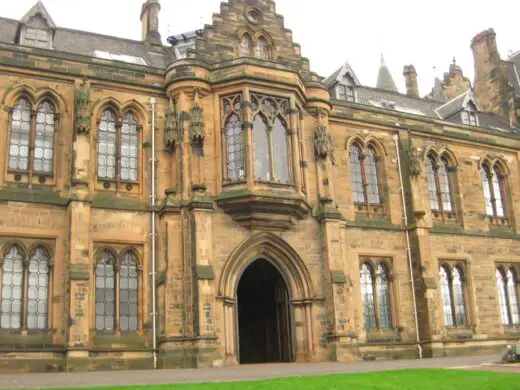 University of Glasgow quad building