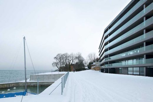 Gorgier-Chez-le-Bart, Swiss Lakefront Apartments Building