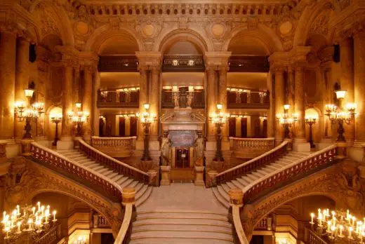 Grand escalier de l'opéra Garnier Paris interior