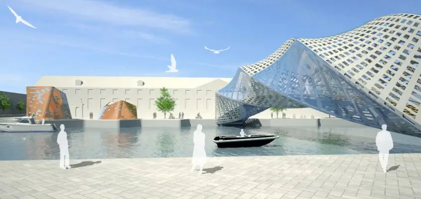 Helixxx Bridge Amsterdam Structure