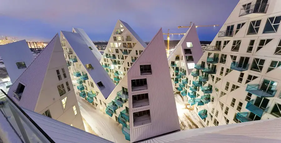 Aarhus Developments - modern Iceberg housing