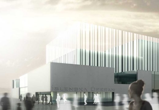 Icelandic Opera Reykjavik building design by Arkitema architects