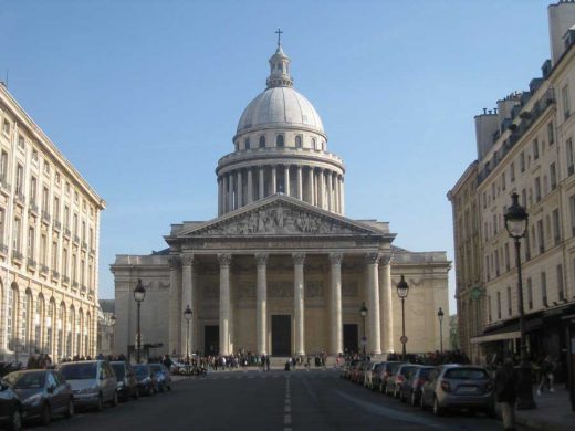 Le Pantheon de Paris building by Jacques Soufflot Architect