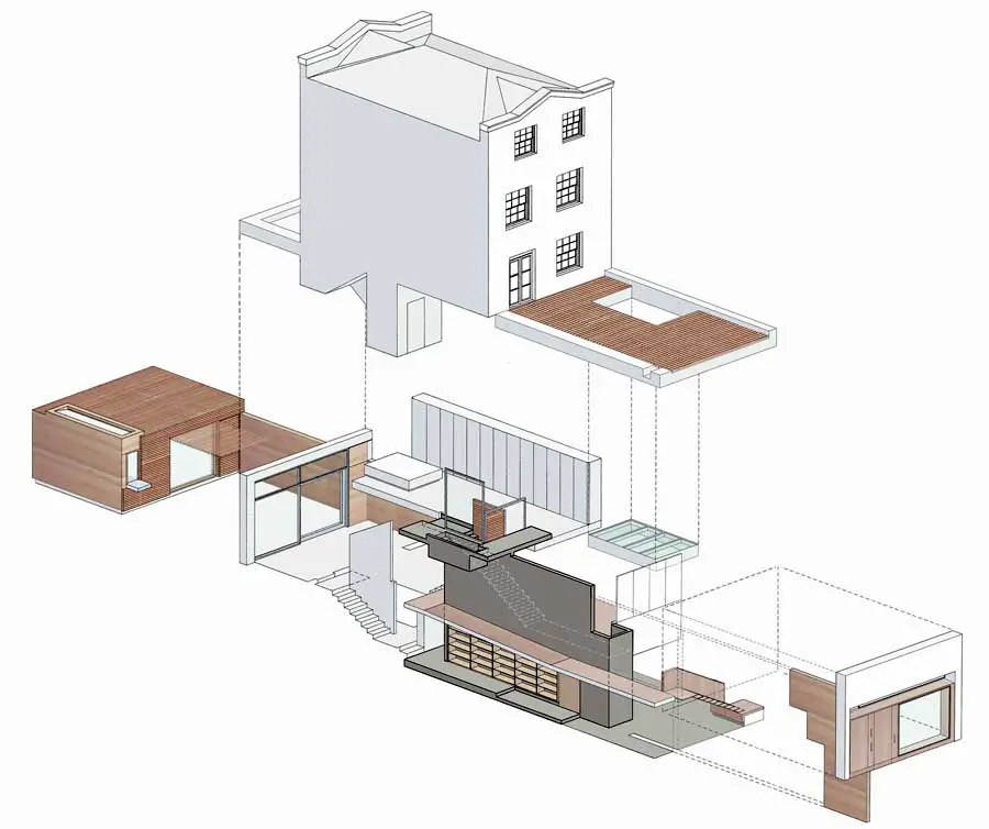 Khan House London design by DRDH Architects