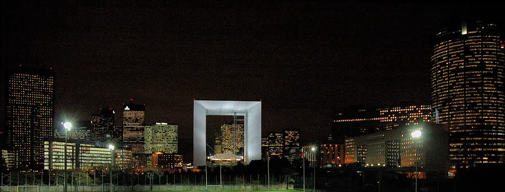 Grand Arch at La Defense design by Johan Otto von Spreckelsen