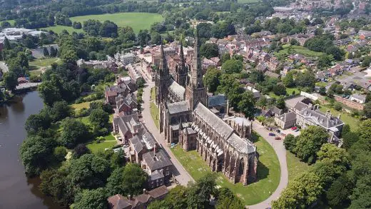 Lichfield Cathedral Staffordshire, England, UK - site for design by Kinetic AIU Architects