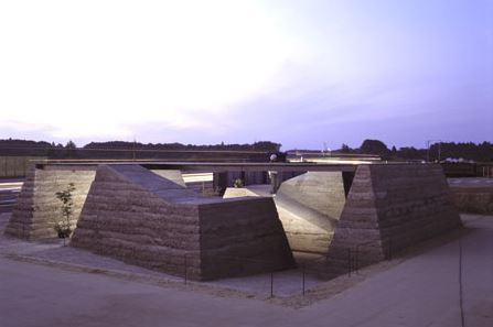 Loco Architects Japan Rammed Earth Building