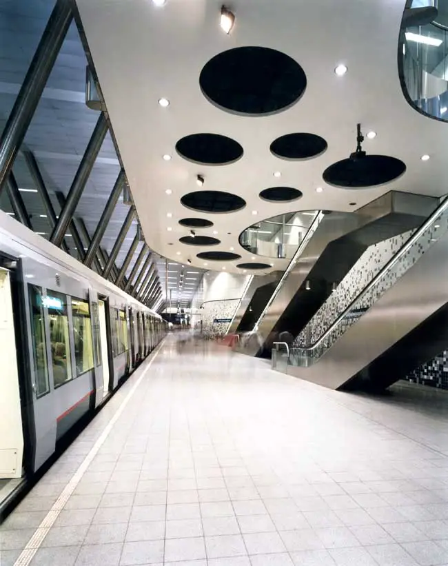 Wilhelminaplein Metro Station, Rotterdam Subway