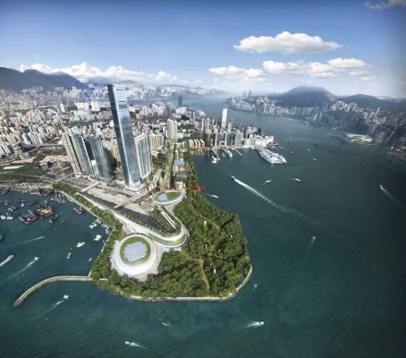West Kowloon Buildings design by Michel Desvigne Paysagiste Landscape architects