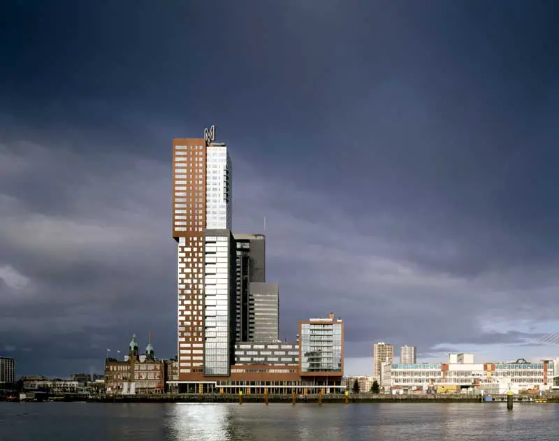 Montevideo Rotterdam, Mecanoo tower building