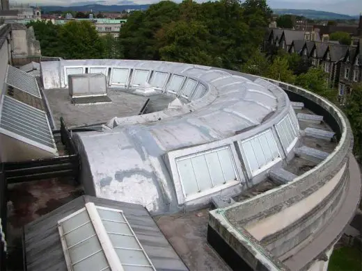 National Museum of Wales Building in Cardiff roof