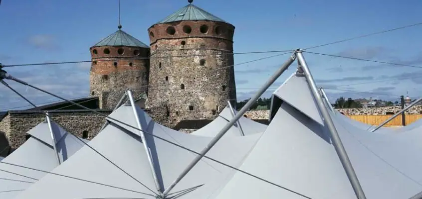Olavinlinna Castle Canopy, Finland Building