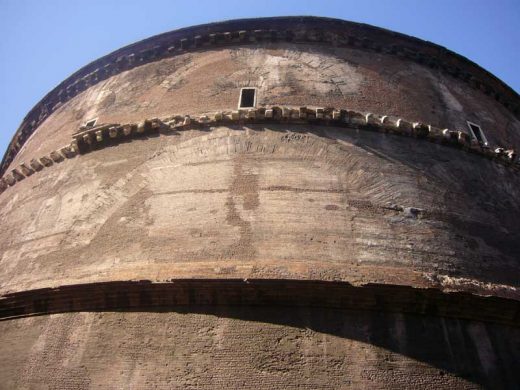 The Pantheon Rome building facade