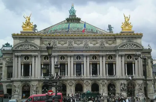 Paris Opera House, Palais Garnier facade