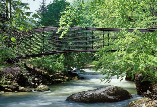 Swiss Bridge Design, L'Areuse - Neuchatel, Switzerland