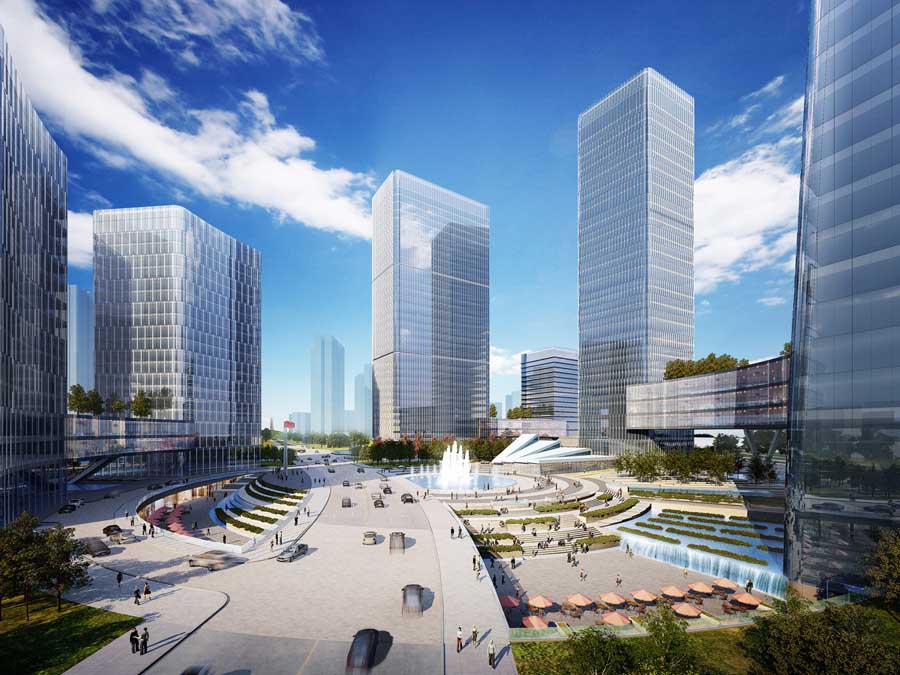 Pazhou District Masterplan Guangzhou Buildings