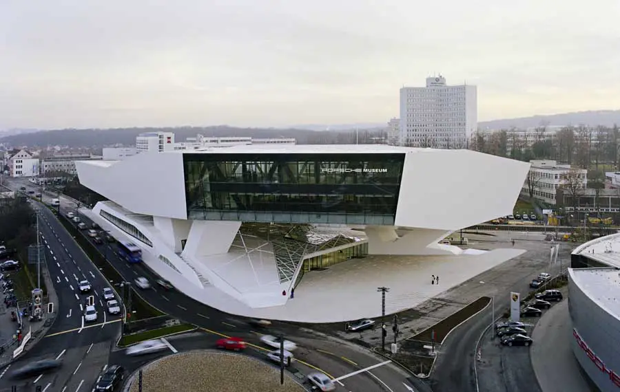 Porsche Museum Stuttgart building