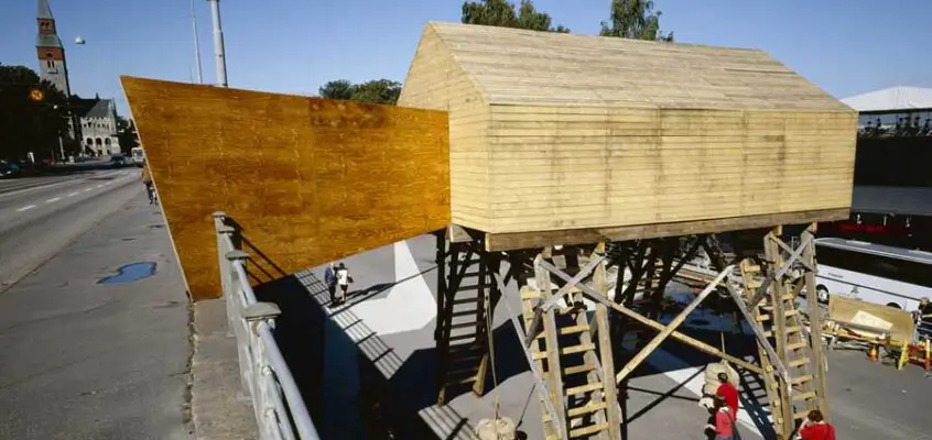 Public Attic Helsinki Building, Finland