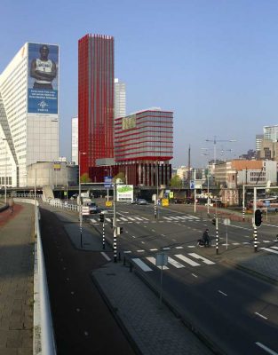 The Red Apple Rotterdam, Wijnhaven Island building by KCAP