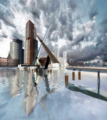 Rijnhaven Bridge Competition Rotterdam design