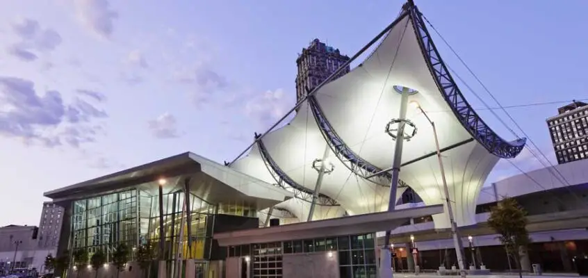 Rosa Parks Transit Center Building Detroit