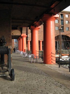 Royal Albert Dock Liverpool columns