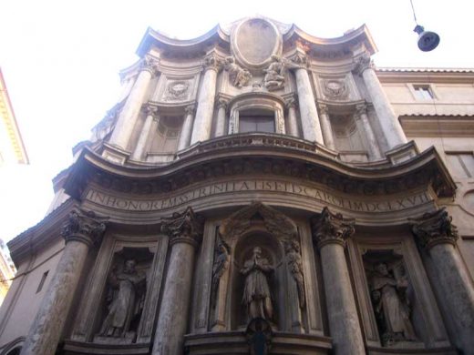 San Carlo alle Quattro Fontane Rome by Borromini