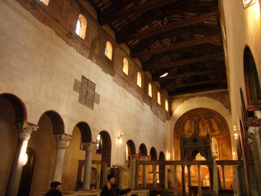 Santa Maria in Cosmedin Rome architecture interior