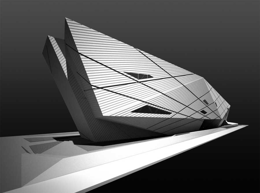 Seville University Library Building by Zaha Hadid Architects