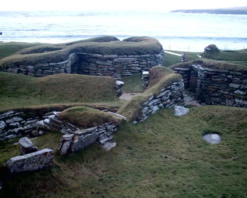 Skara Brae Orkney Isles buildings Scotland