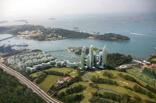 Reflections at Keppel Bay by Studio Daniel Libeskind