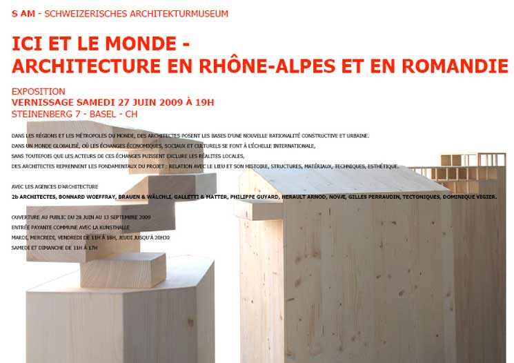 Swiss Architecture Museum 2b Exhibition