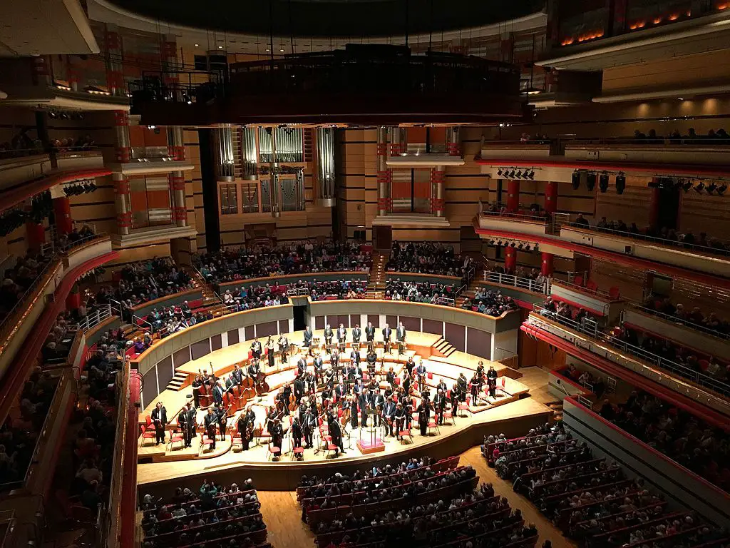 Symphony Hall Birmingham interior by Percy Thomas Partnership