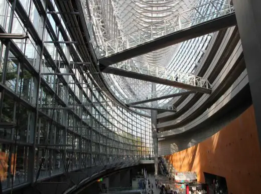 Tokyo International Forum building design by Rafael Vinoly Architects